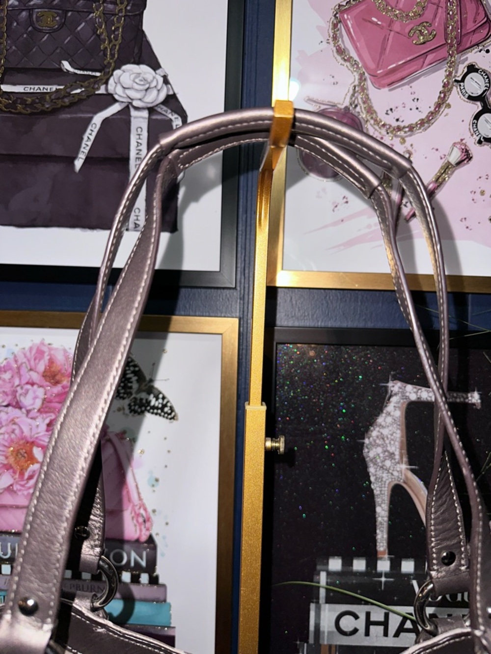 Coach Campbell Signature Metallic Belle Carryall shoulder bag - Picture 15 of 16